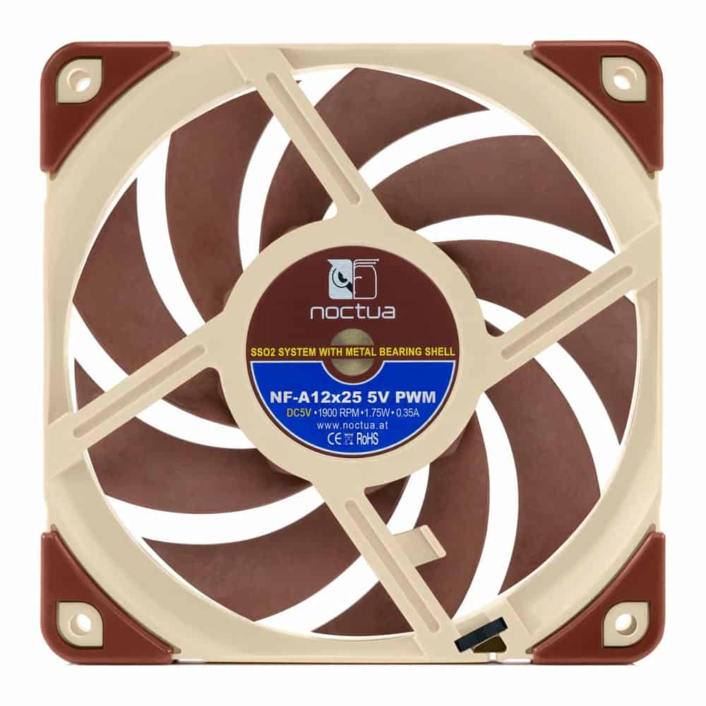 (image for) Noctua NF-A12x25 5V PWM 120mm Beige/Brown Fan